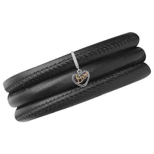 Image of Tofarvet LOVE, armbånd fra Christina Collect, 70 cm